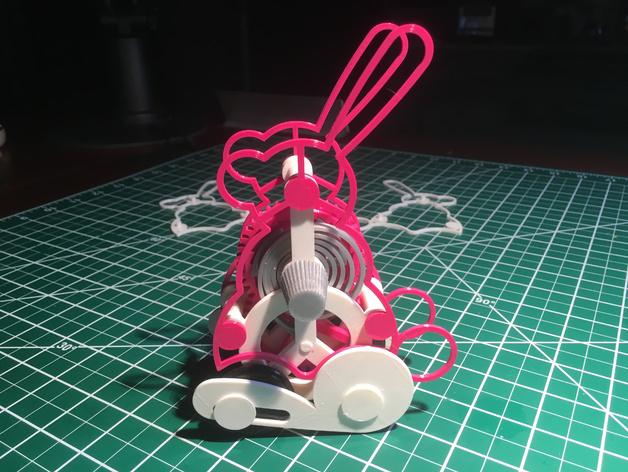 发条兔3D打印模型