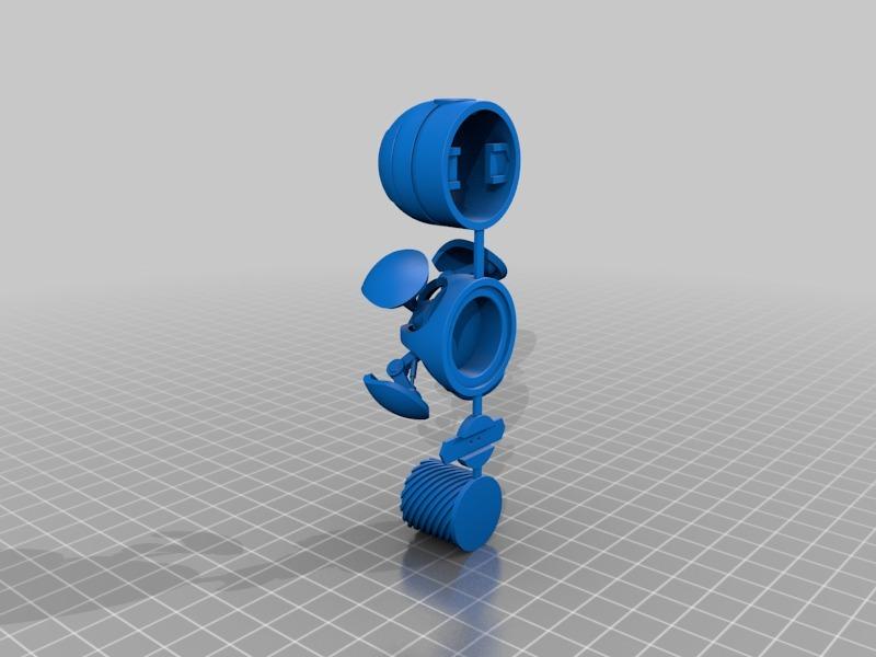机器人小夜灯3D打印模型