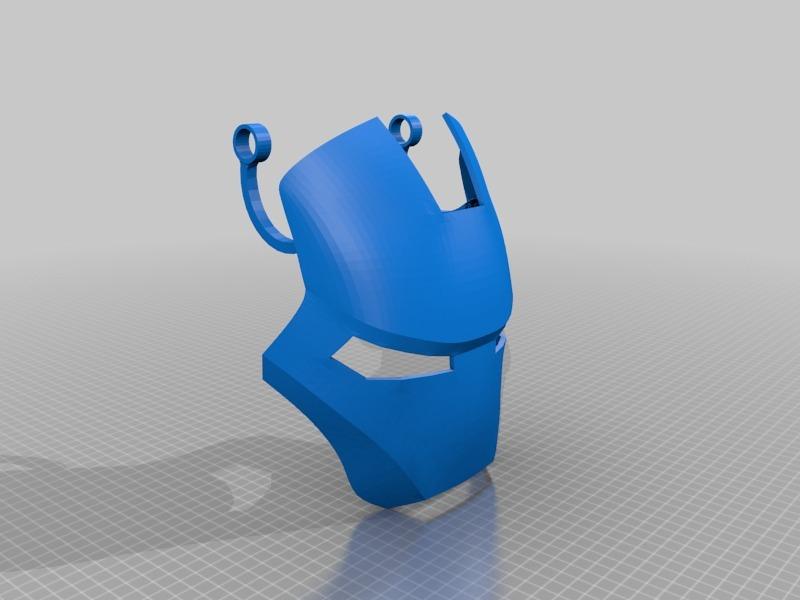 漫威钢铁侠面具3D打印模型