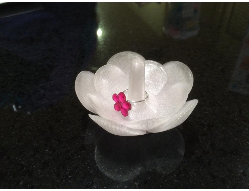 花朵戒托3D打印模型