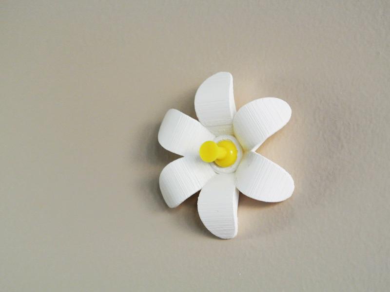 花朵图钉3D打印模型