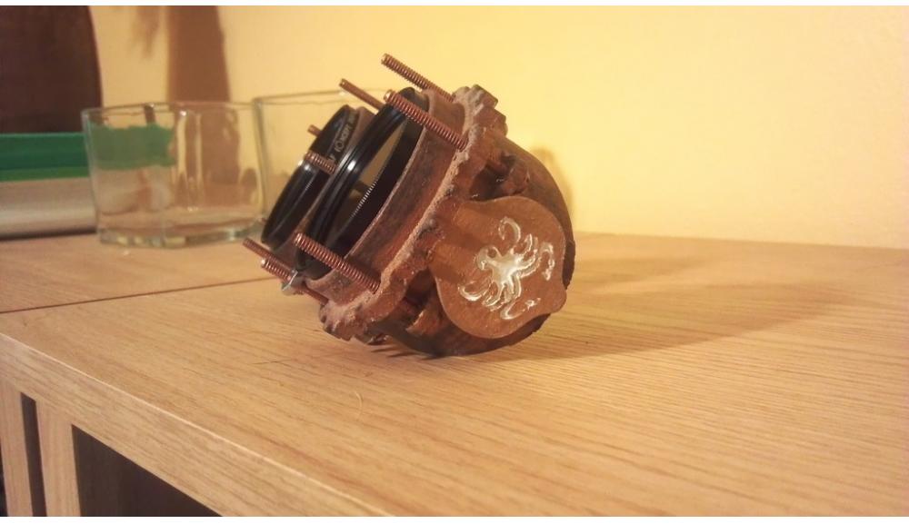 蒸汽朋克护目镜3D打印模型
