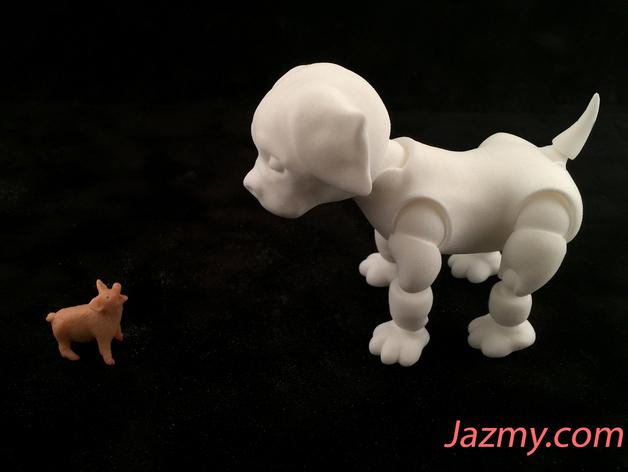 3d小狗狗3D打印模型