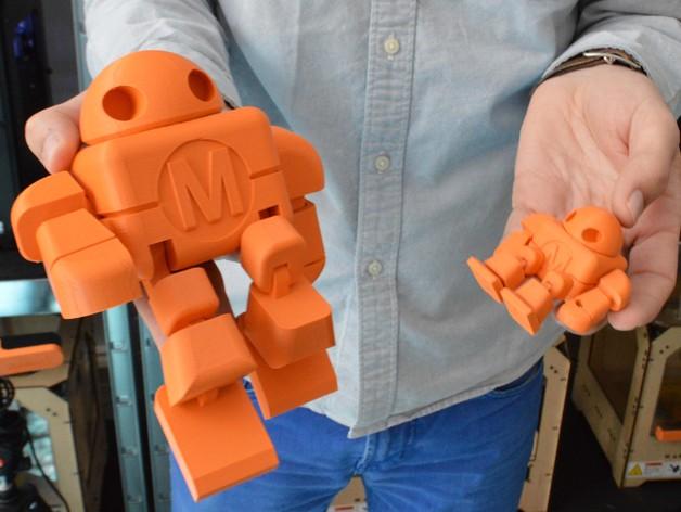 M机器人3D打印模型
