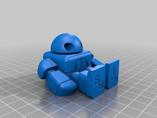 M机器人3D打印模型