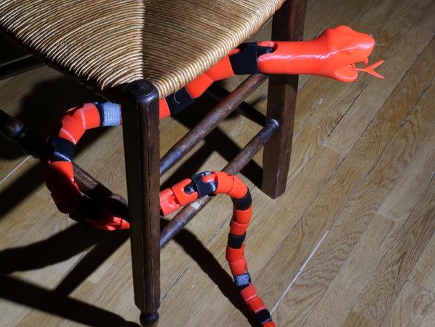 铰链蛇3D打印模型