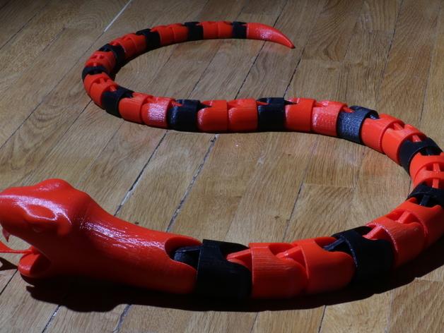 铰链蛇3D打印模型