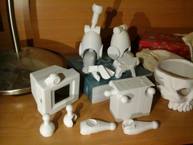 玩具机器人3D打印模型
