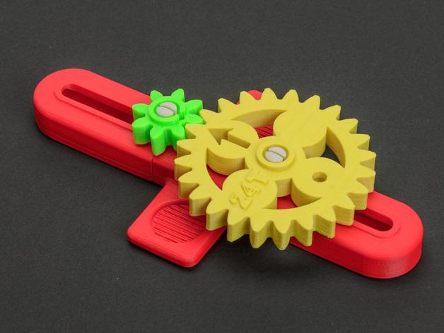 缤纷的齿轮3D打印模型