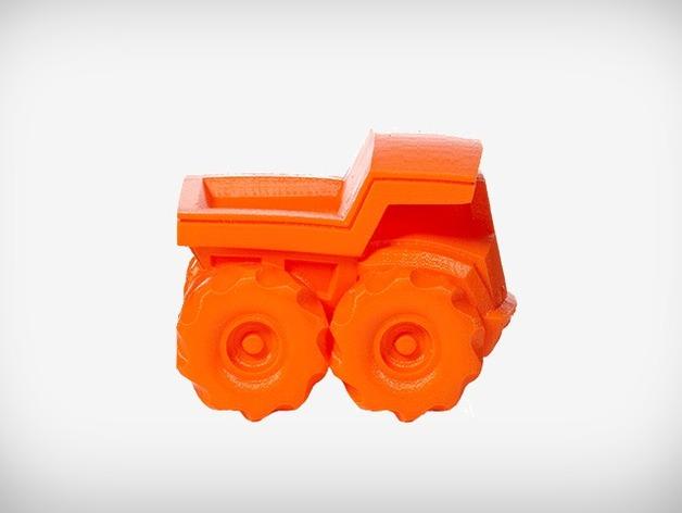 重型牵引车3D打印模型