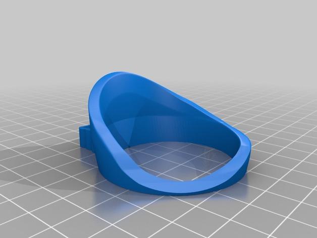 蒸汽朋克3D眼镜3D打印模型