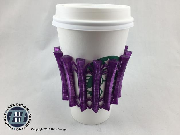 可折叠的咖啡套3D打印模型
