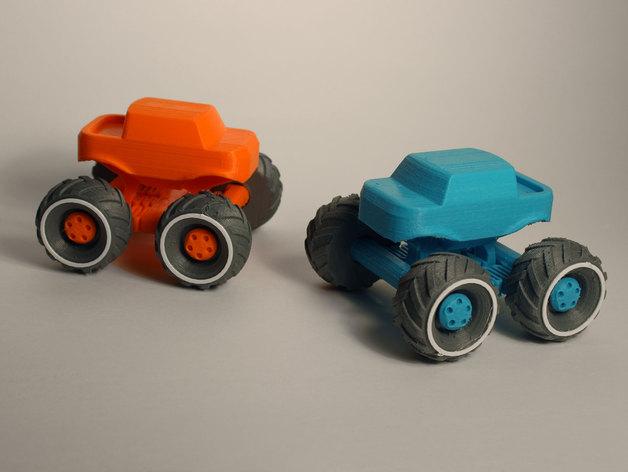 迷你怪物卡车3D打印模型
