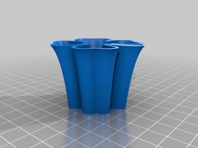 四叶草3D打印模型