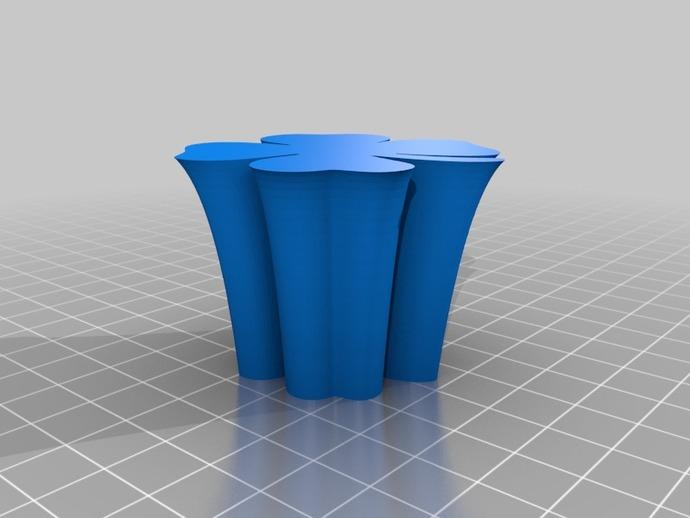 四叶草3D打印模型