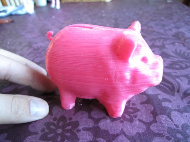 小猪存钱罐3D打印模型