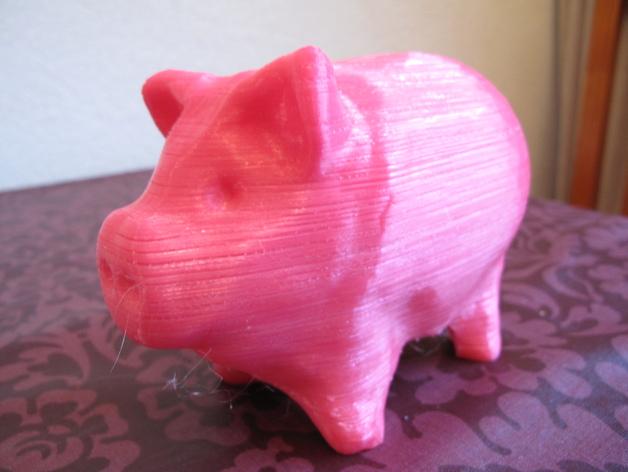 小猪存钱罐3D打印模型