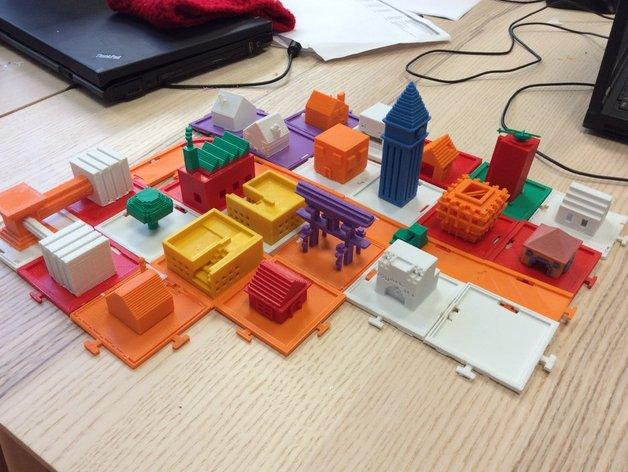 建设自己的城堡3D打印模型