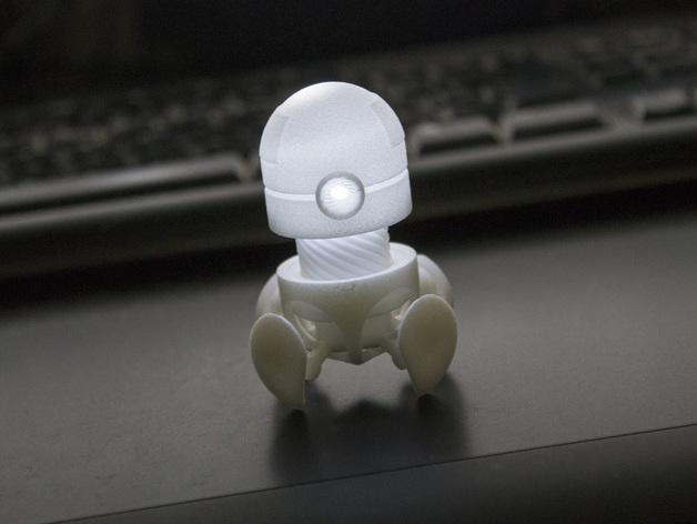 小型台式玩具机器人套件3D打印模型
