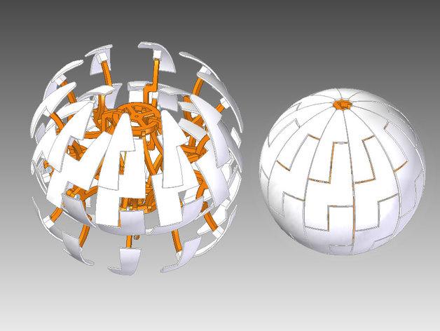 超新星灯3D打印模型
