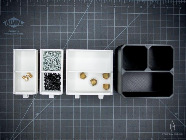 科幻小部分储物箱3D打印模型