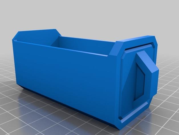 科幻小部分储物箱3D打印模型