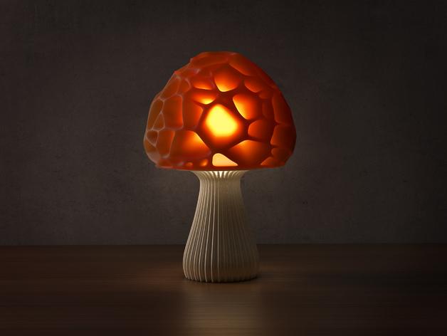 可爱的蘑菇灯