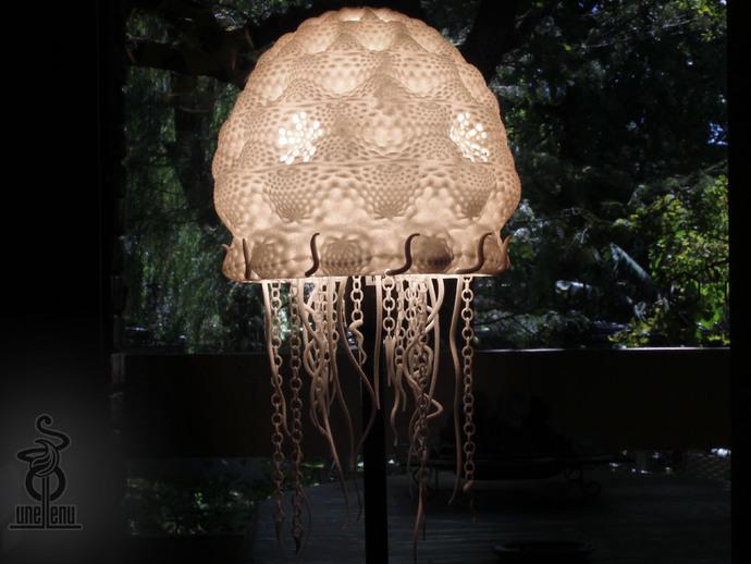 水母灯罩3D打印模型