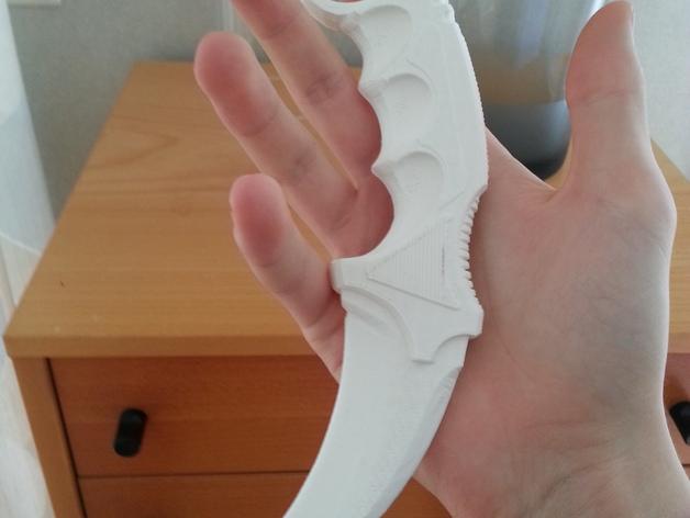 弯刀模型3D打印模型