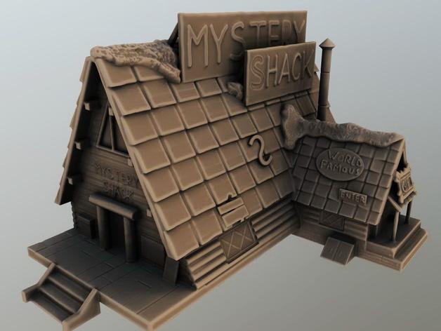 神秘小屋3D打印模型