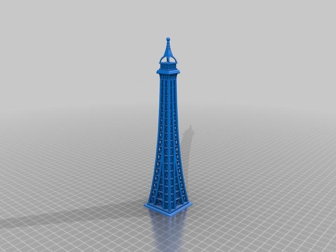 巴黎铁塔3D打印模型