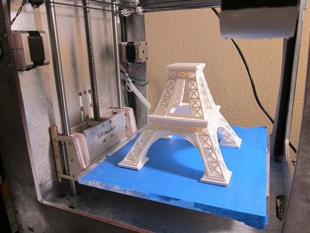 巴黎铁塔3D打印模型