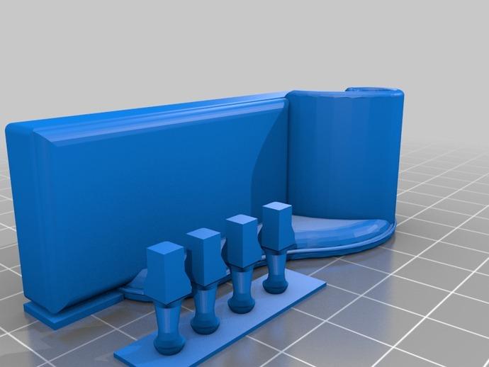 皇后躺椅3D打印模型