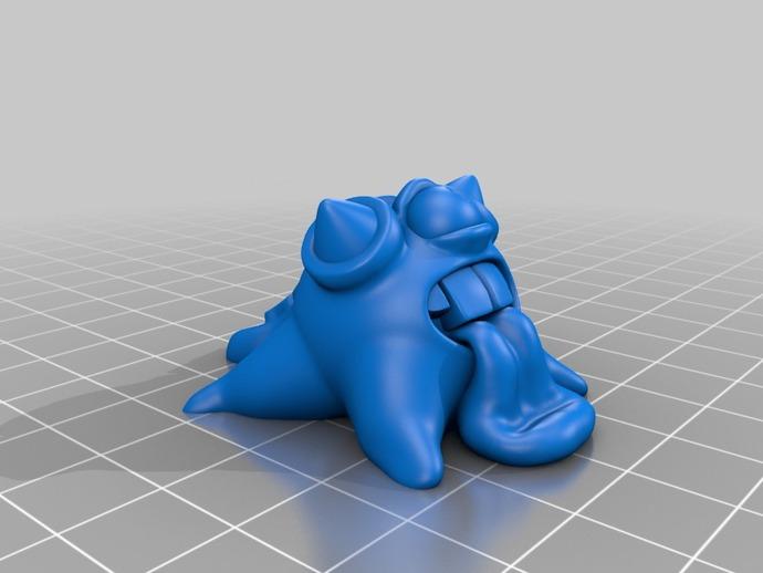 小怪物3D打印模型