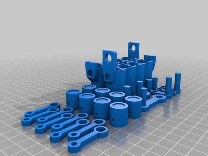 打印引擎3D打印模型
