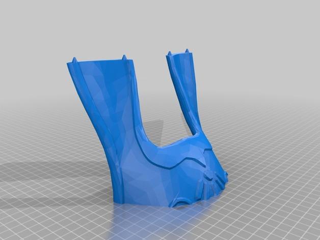 兔子面具3D打印模型