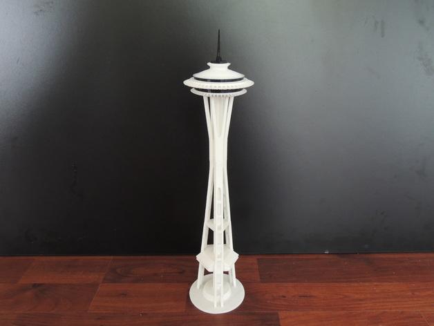 西雅图太空灯塔3D打印模型