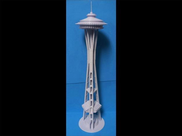 西雅图太空灯塔3D打印模型