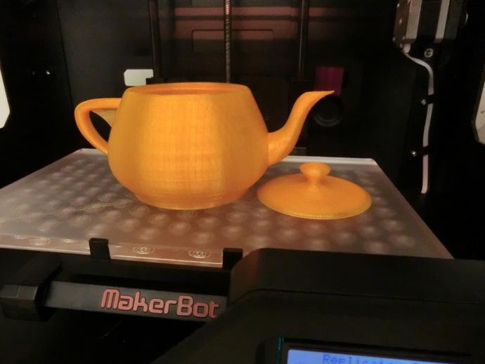 带盖茶壶3D打印模型