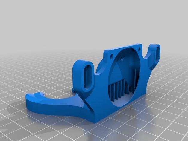 复印机冷却通风3D打印模型
