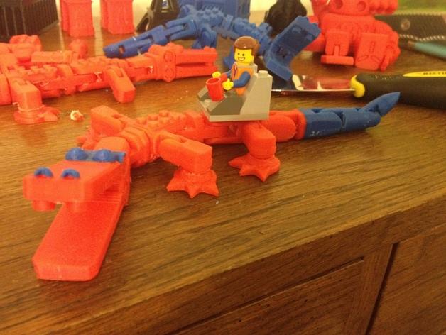 鳄鱼玩具3D打印模型