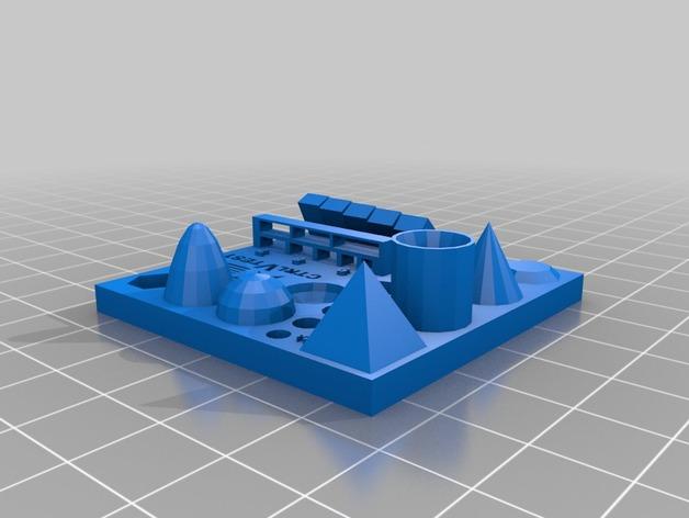 3D打印机测试3D打印模型
