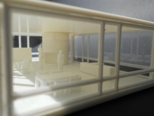 玻璃屋3D打印模型