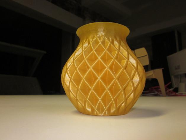 双绞线花瓶3D打印模型