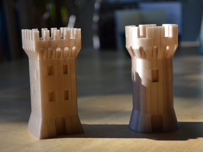 方形塔3D打印模型