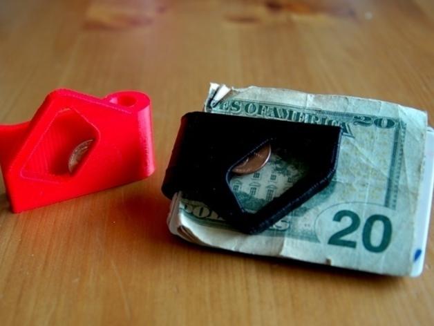 硬币纸币钱夹3D打印模型