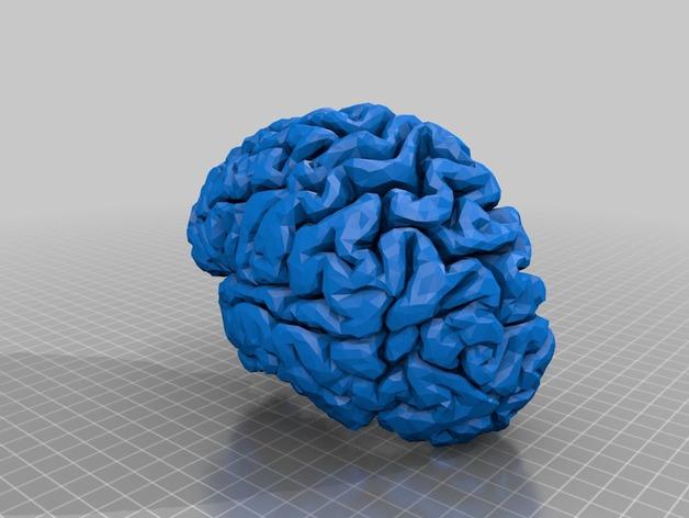 大脑LED灯3D打印模型
