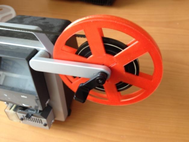 电影卷轴发电机3D打印模型
