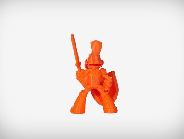 格拉斯顿伯里的龙之亚瑟爵士3D打印模型