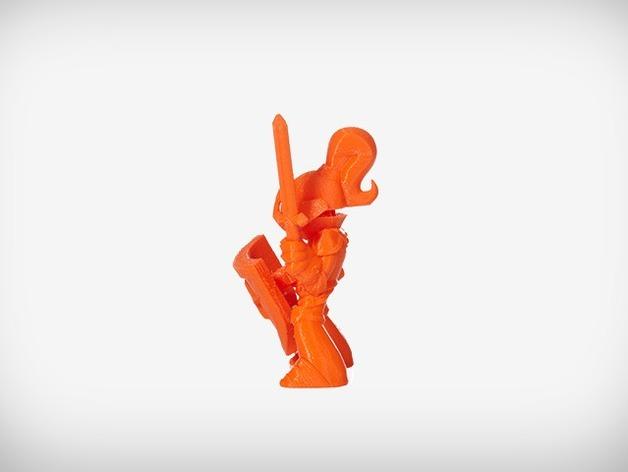 格拉斯顿伯里的龙之亚瑟爵士3D打印模型